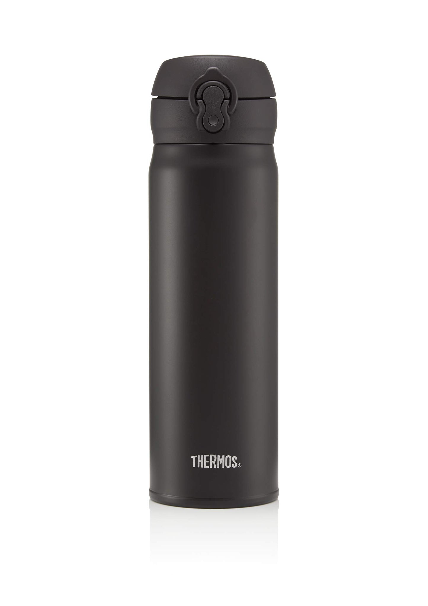 - Thermos Flask, Stainless Steel | Matt Black | 470 ml -