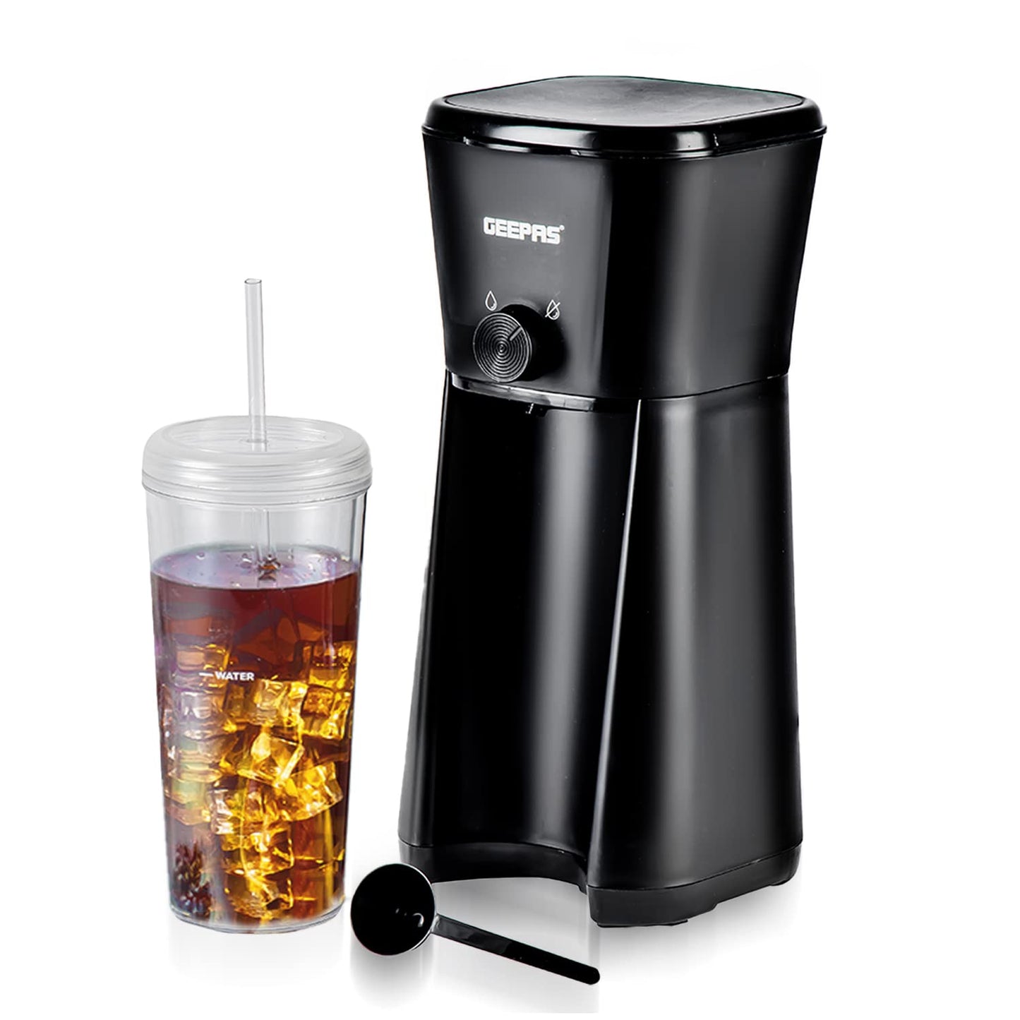 - GEEPAS 700W Ice Tea & Coffee Maker | Brews Iced Coffee | 600ML | Enjoy Iced Coffee Maker, Café Mocha Anytime in 4 Mins -