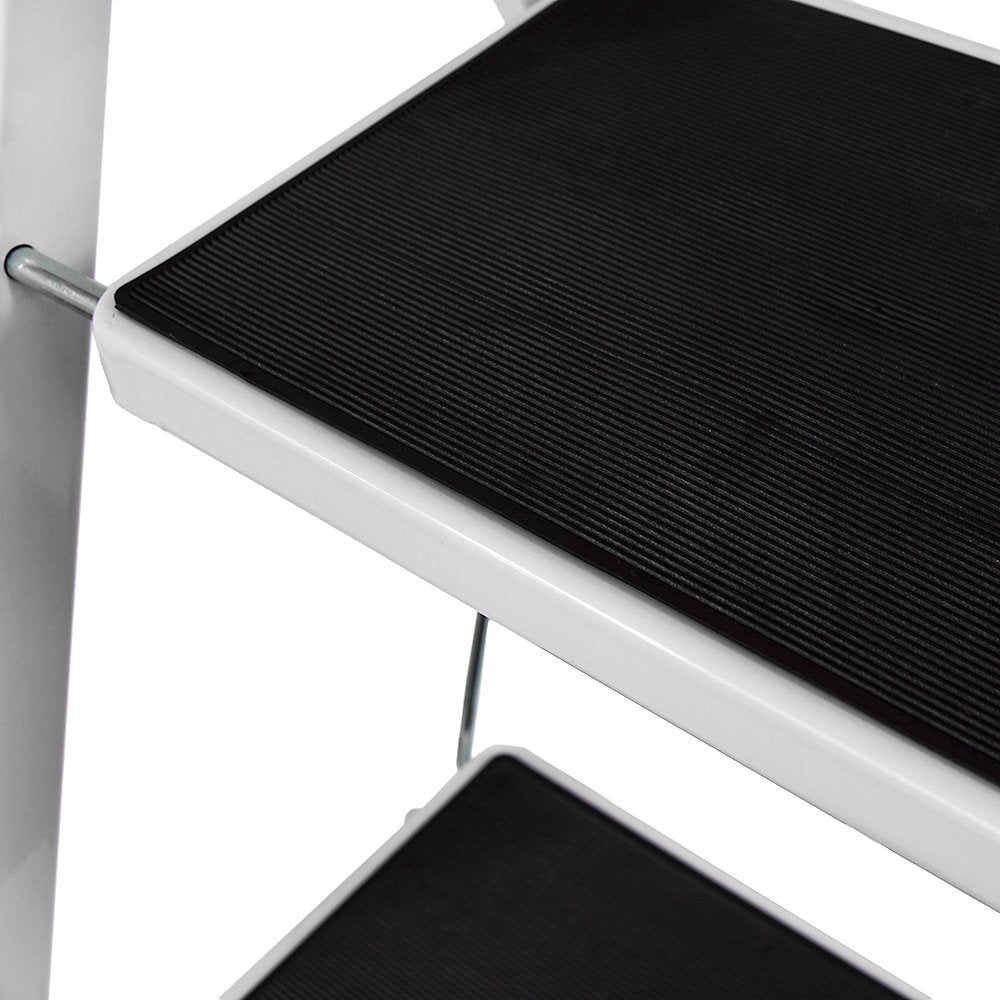 - Home Vida | 3-Step Anti Slip Step Ladder | Heavy Duty | Foldable| For DIY and Gardening -