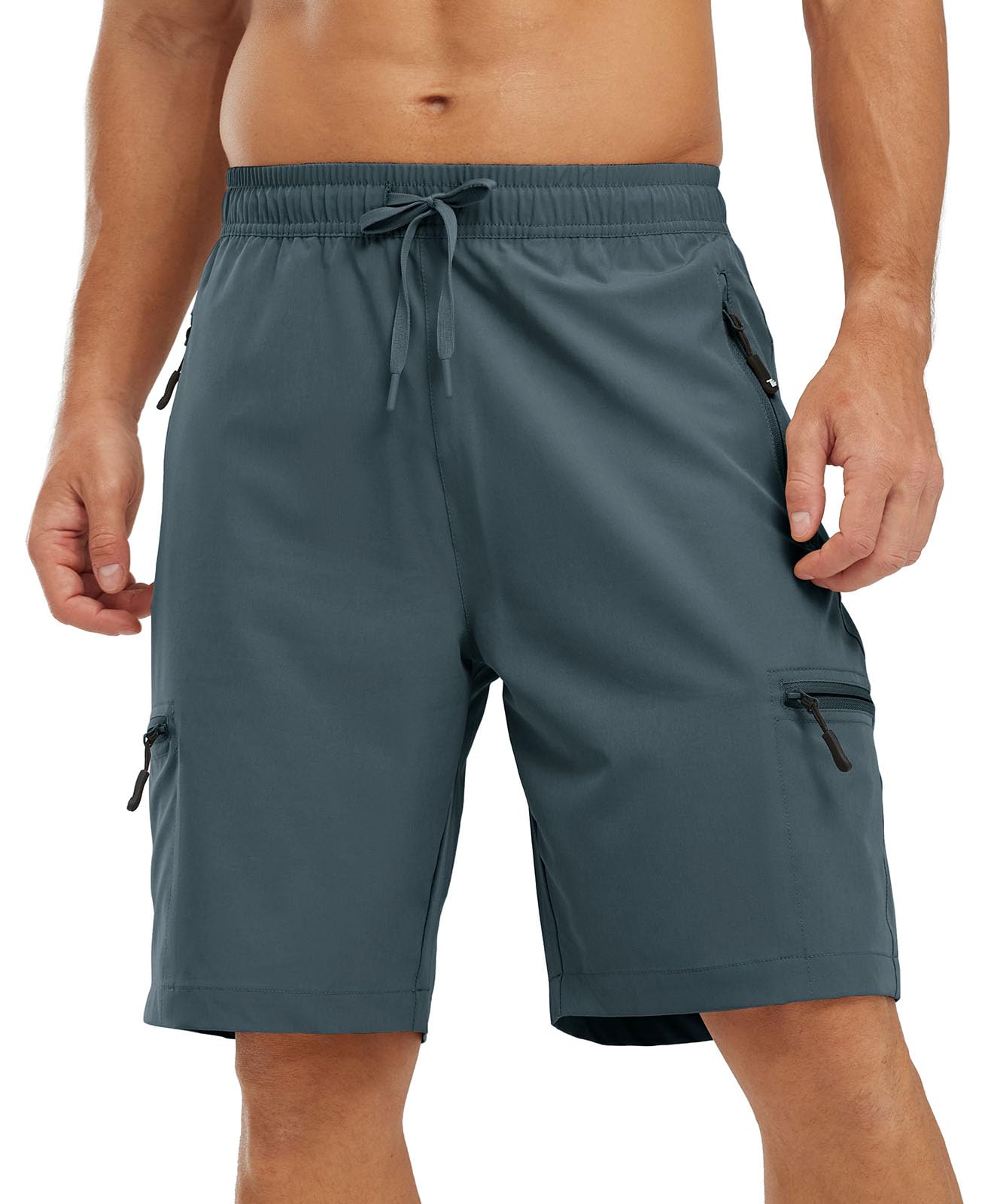 - YSENTO Mens Hiking Cargo Quick Dry Shorts Lightweight Outdoor Walking Work Shorts with Zip Pockets