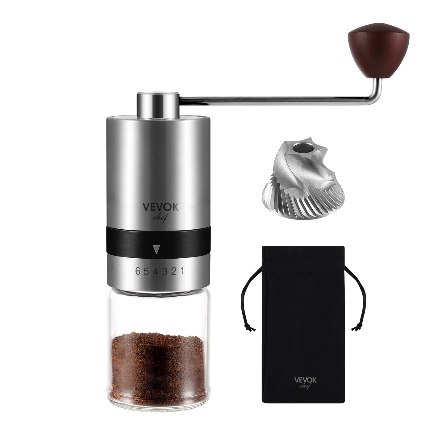 - Vevok Chef Manual Coffee Grinder -