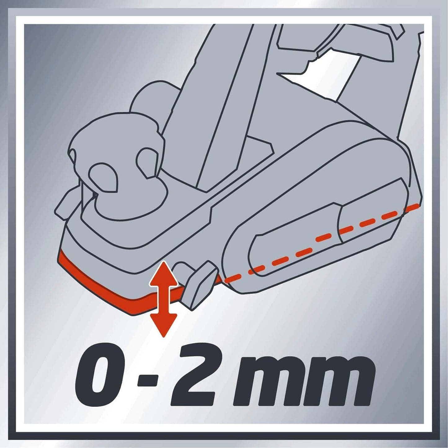 - Einhell 4345310 TC-PL 750 Electric Planer | Up To 2mm Chip Depth | Aluminum Soleplate | Parallel Stop | Fold Depth Stop | 750W Wood Plane -