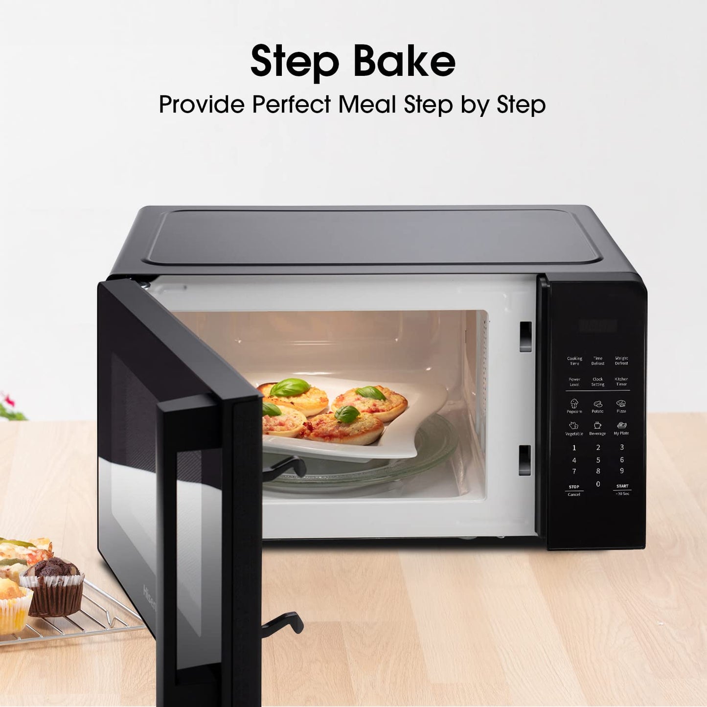- Hisense H25MOBS7HUK | 25 Litre electronic Microwave | Auto Defrost | Digital Display -