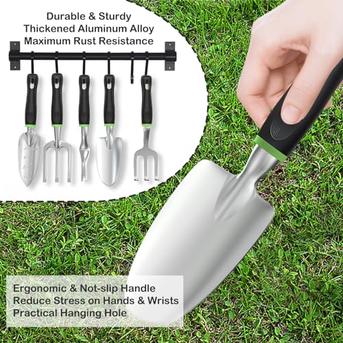 - Fixmend Garden Tools | 11 Pieces Gardening Tools | Stainless Steel Garden Tools Set -