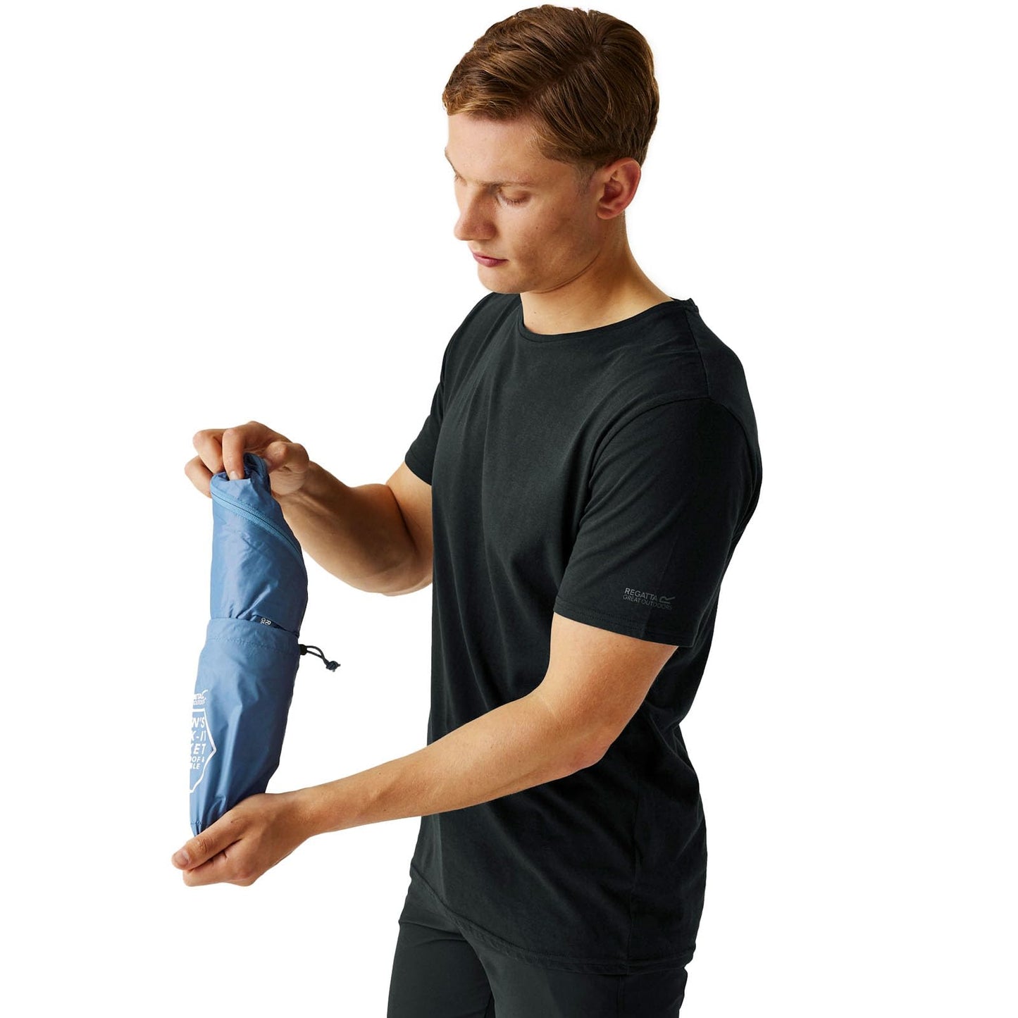 - Regatta Mens Pack-It III | Waterproof Packaway Jacket -