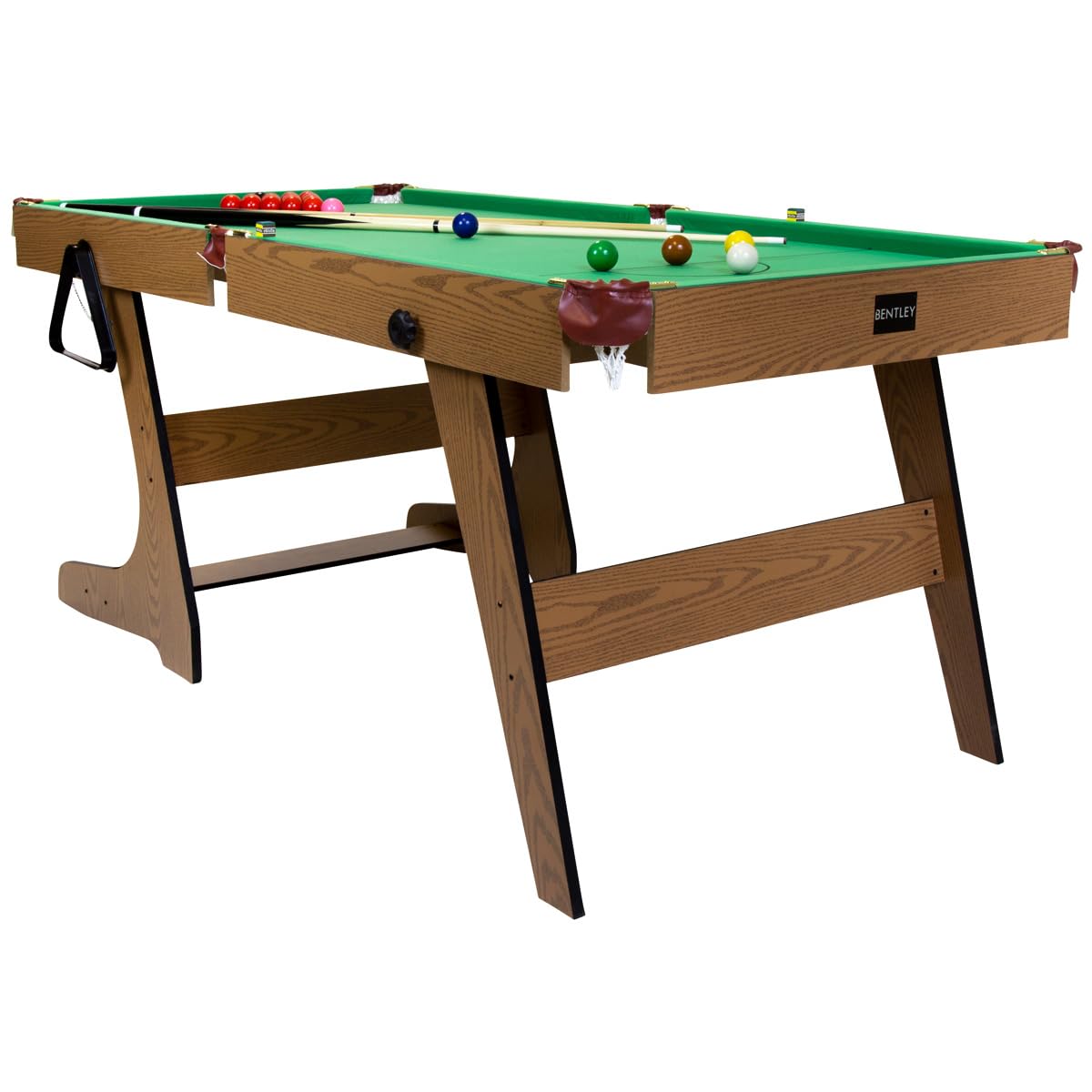 Charles Bentley 6ft Premium Pub Style Snooker & Pool Games Table