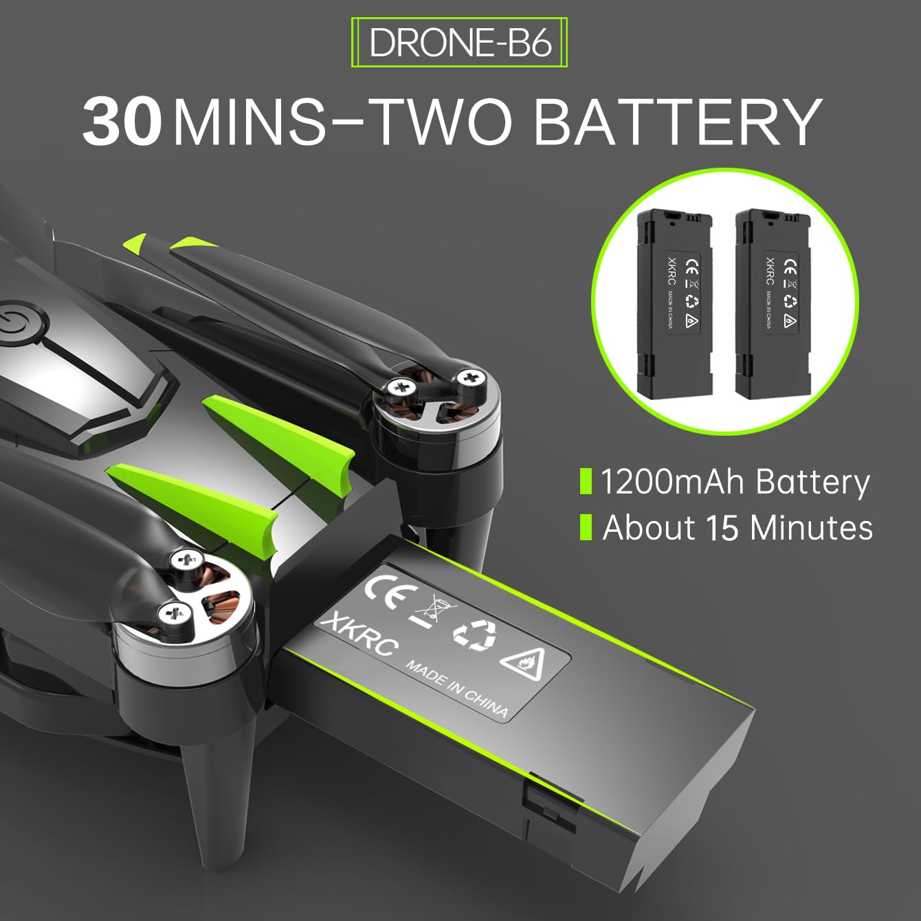 Brushless Motor Drone with Camera 1080P for Kids and Adults, RC Quadcopter Foldable FPV Drone for Beginners, Toys for Boys and Men Birthday Gifts