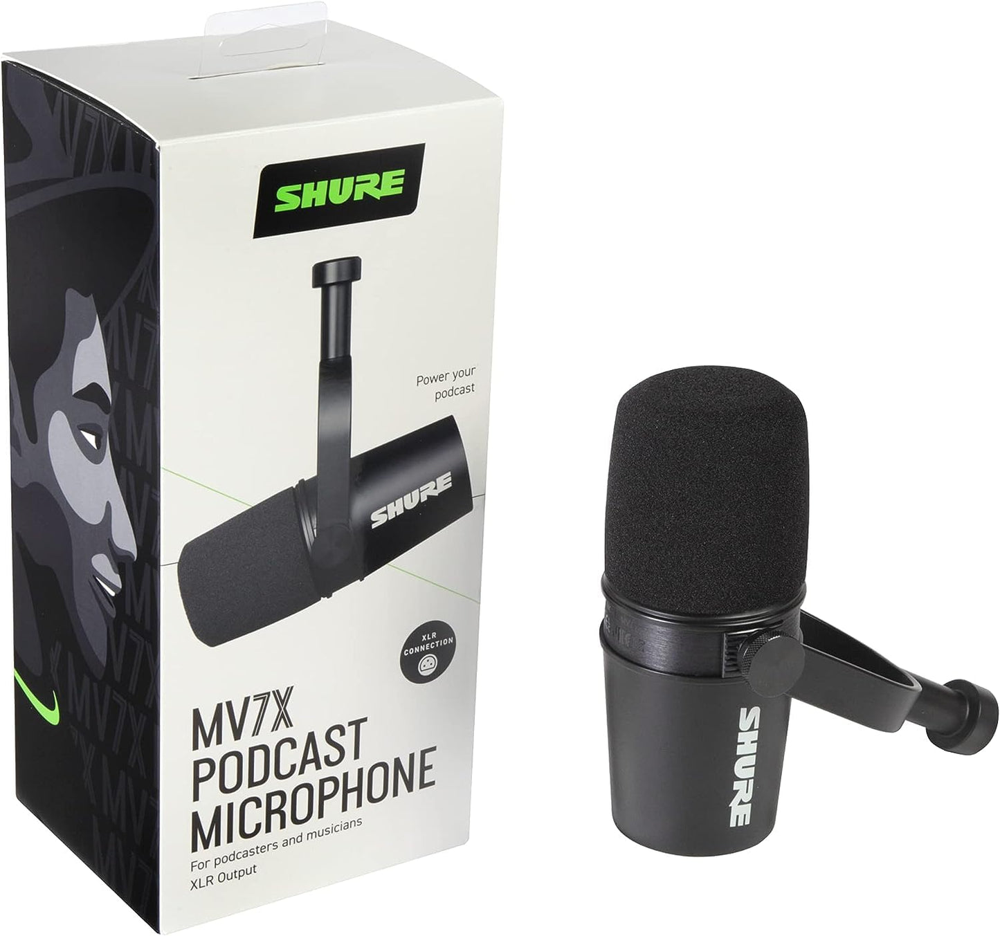 - Shure MV7X XLR Podcast Microphone | Pro Quality Dynamic Mic for Podcasting & Vocal Recording | Black -