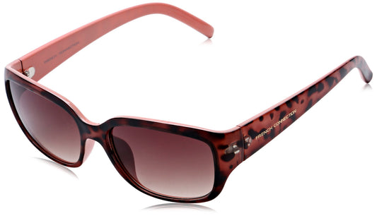 - French Connection Ladies Women's Small Plastic Sunglasses |Brown (Tortoise -