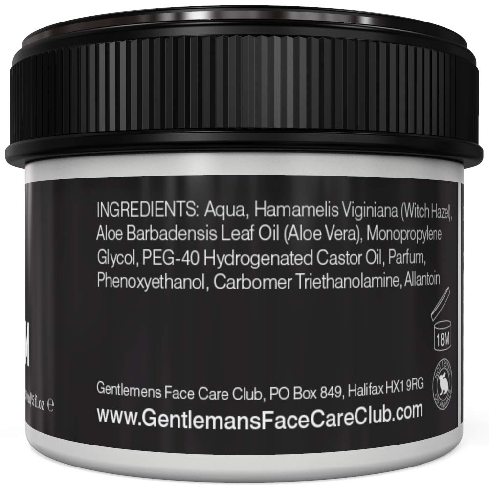 - Gentlemans Face Care Club | Aftershave Balm For Men | Vegan Friendly After Shave Post Shave Gel -