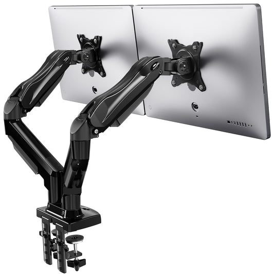 - HUANUO Dual Monitor Stand For 13 to 30 Inch Screens | Dual Monitor Arm Desk Mount -