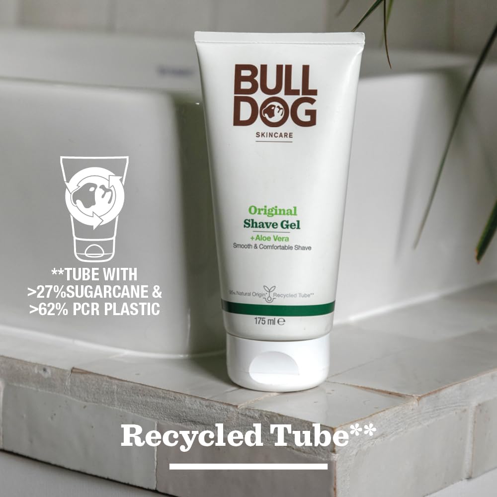 Bulldog Mens Skincare and Grooming Bulldog Original Shave Gel, 175 ml