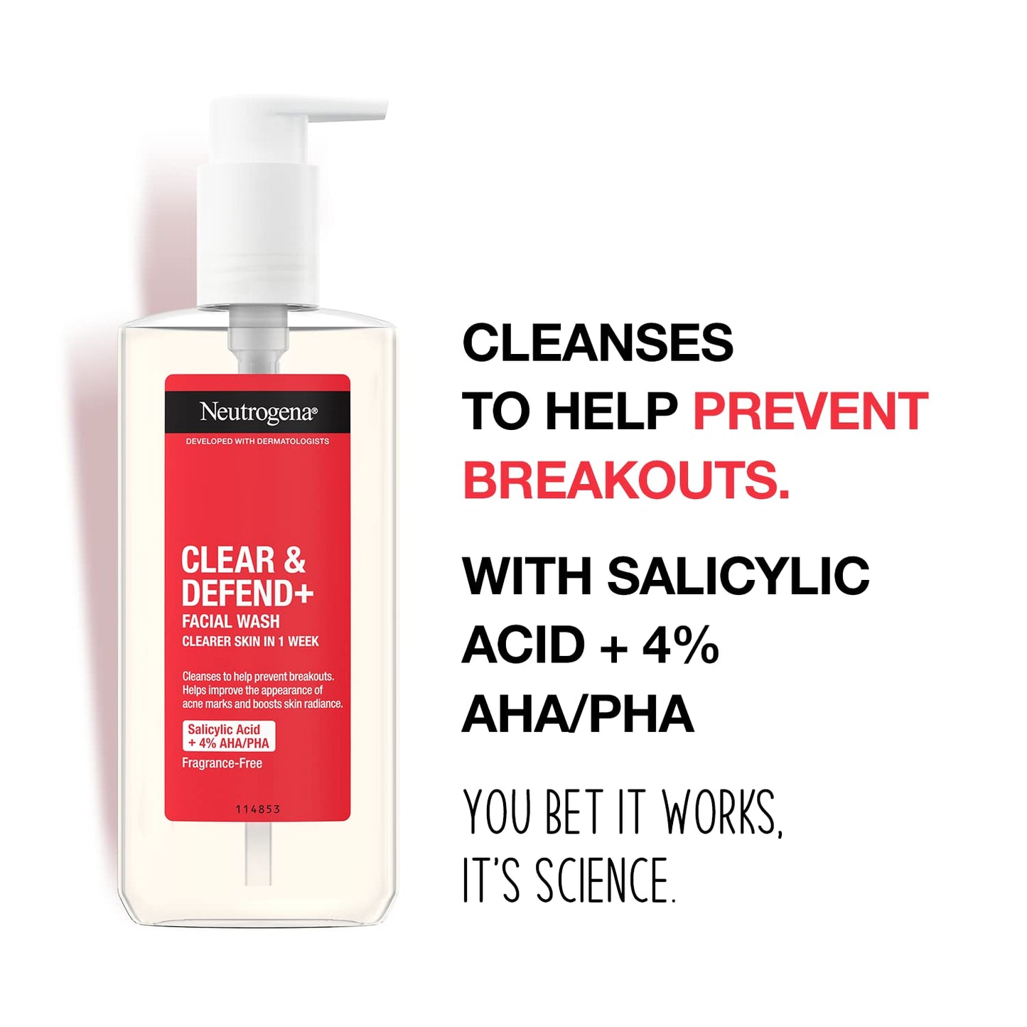 - Neutrogena Clear & Defend+ Face Wash -