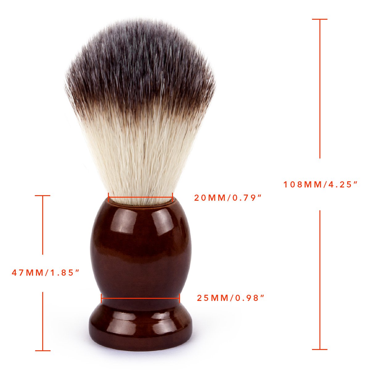 - QSHAVE 100% | Best Original Pure Badger Hair Shaving Brush | Handmade | Real Wood Base -
