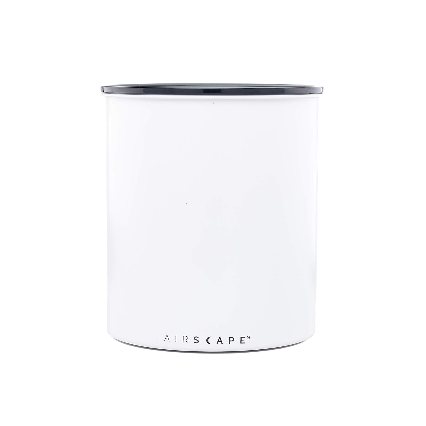 AirScape Coffee Storage Canister (1.1 kg Dry Beans) - Extra Large Kilo Size Food Storage Container, Patented Airtight Two Way Valve Lid Pushes Air Out to Preserve Freshness (Matte White)