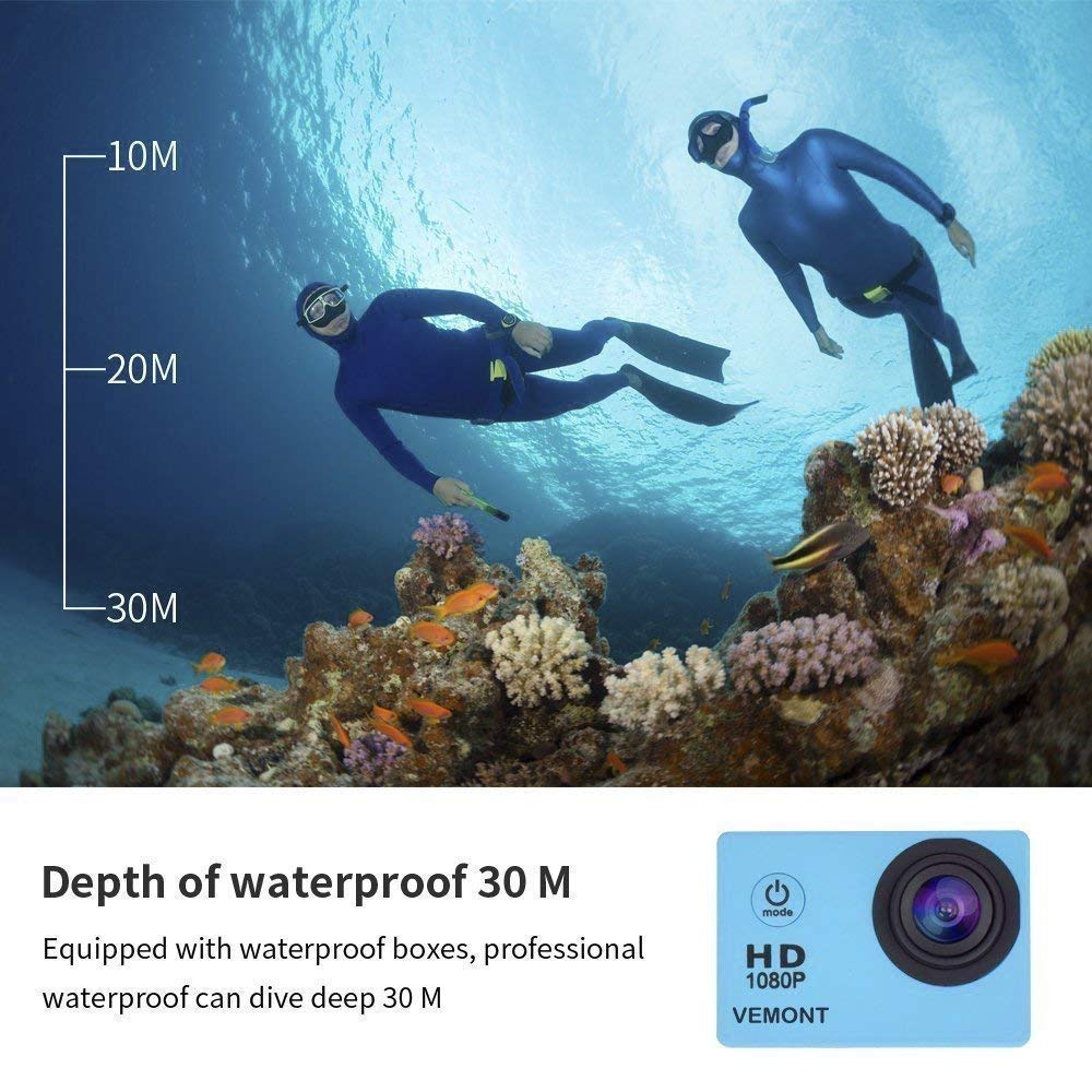 - VEMONT Full HD 2.0 Inch Action Camera -