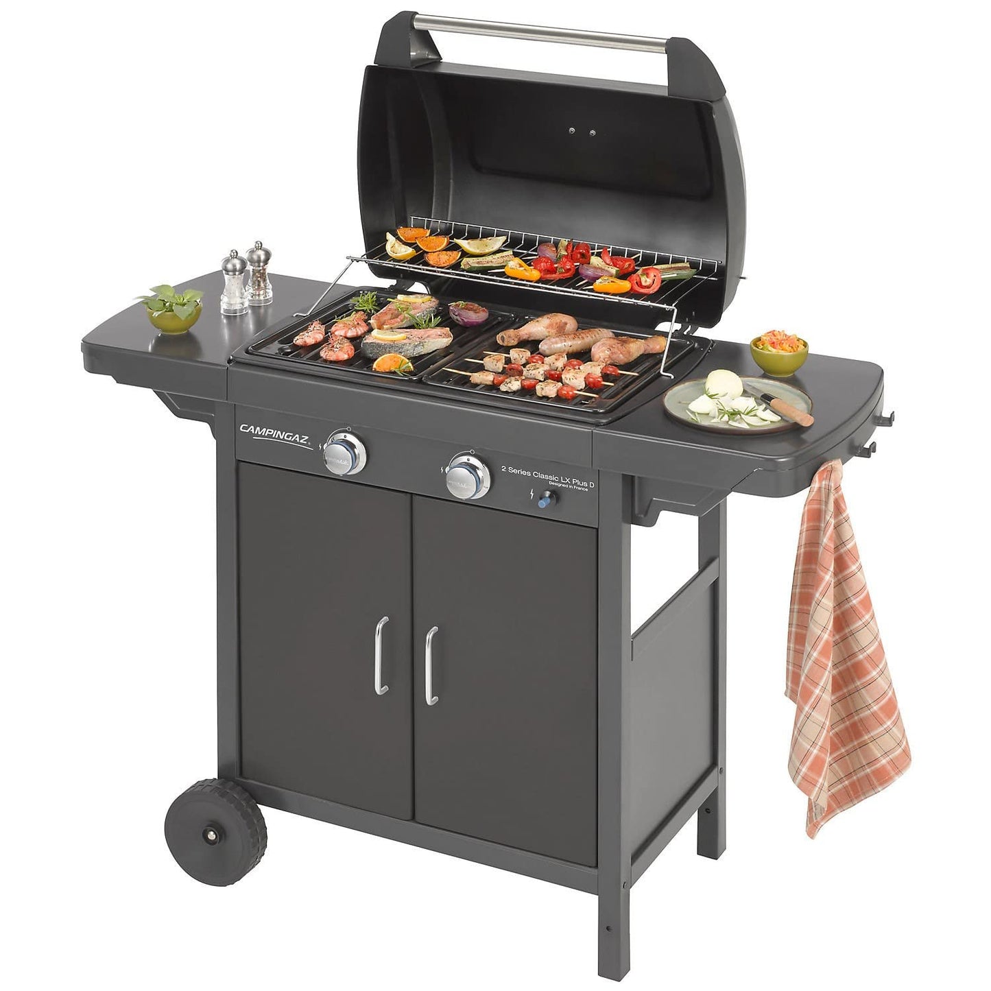 Campingaz 2 Series Classic Lx Plus Anthracite Gas Barbecue, Black, One Size