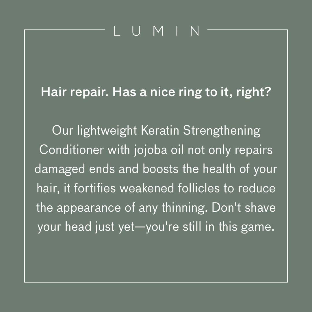 - Men’s Keratin Strengthening Conditioner (2-Pack) | Formulated with Jojoba Oil to Improve Hair and Scalp Health -