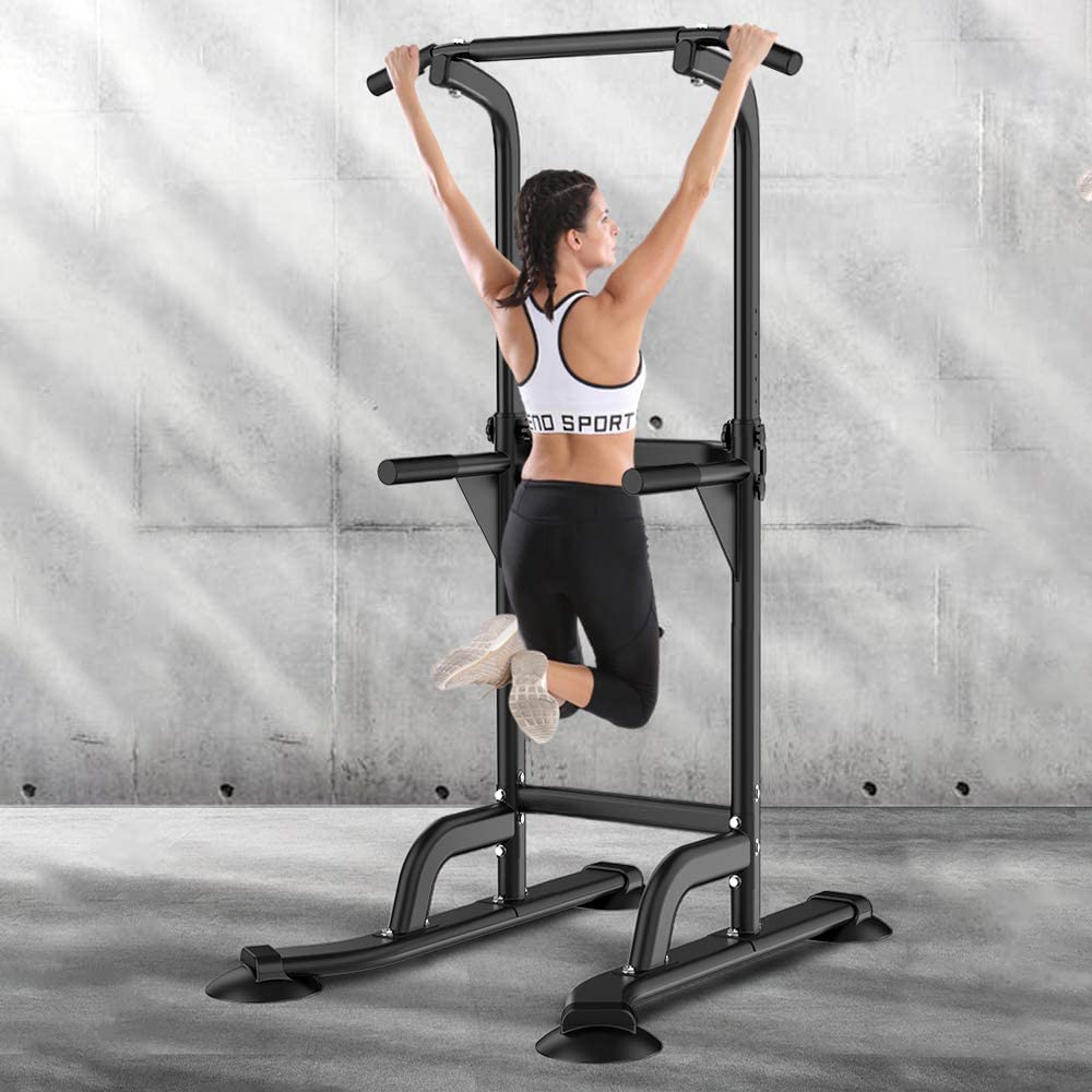 - SogesHome Pull Up Bar | Power Tower | Dip Station | Adjustable Height -