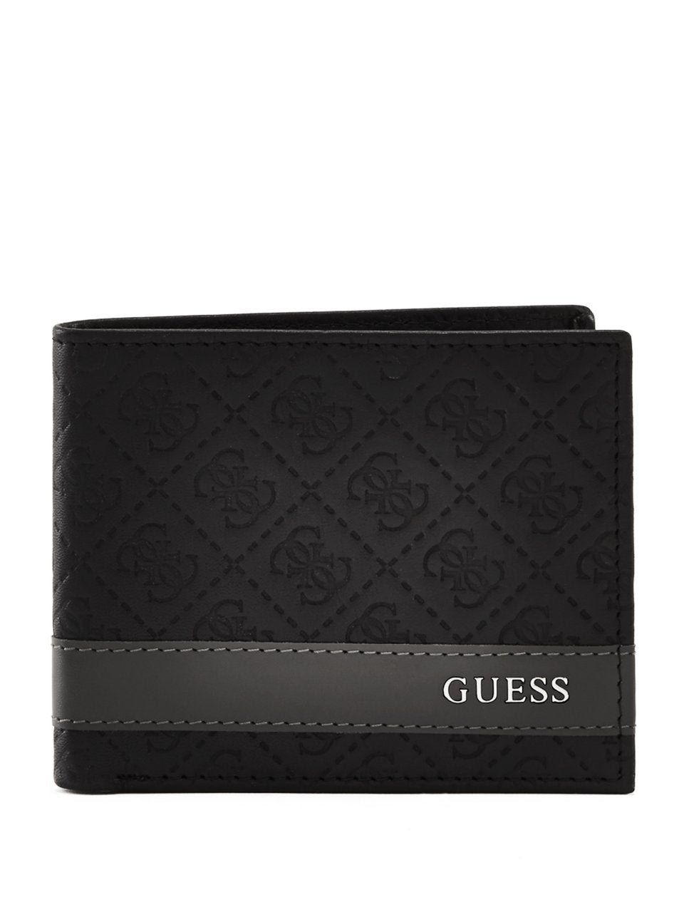 - GUESS Men's Leather Slim Bifold Wallet | Leather Slim Bifold Wallet -