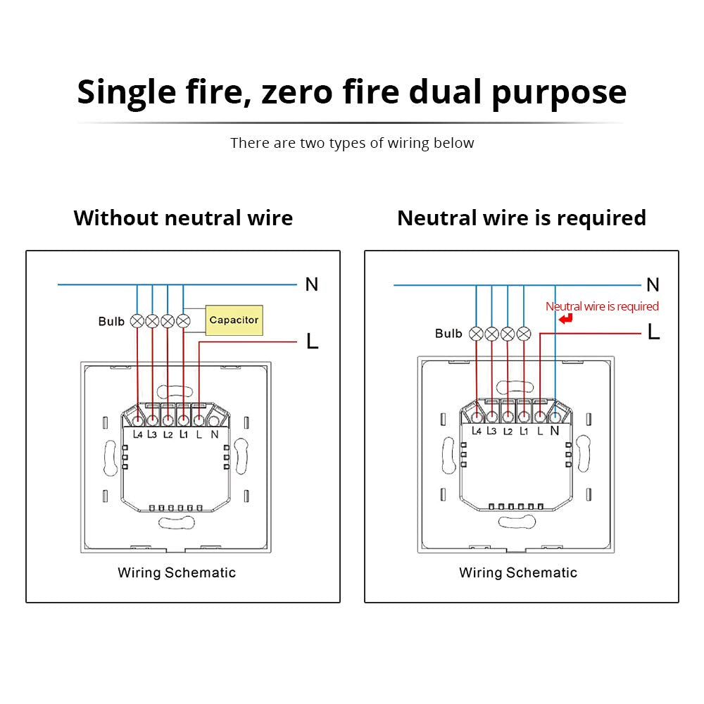 - Yagusmart Smart Wall Light Switch,Compatible with Alexa and Google Home,APP Remote Control,Timing Function,Voice Control (1 Gang)