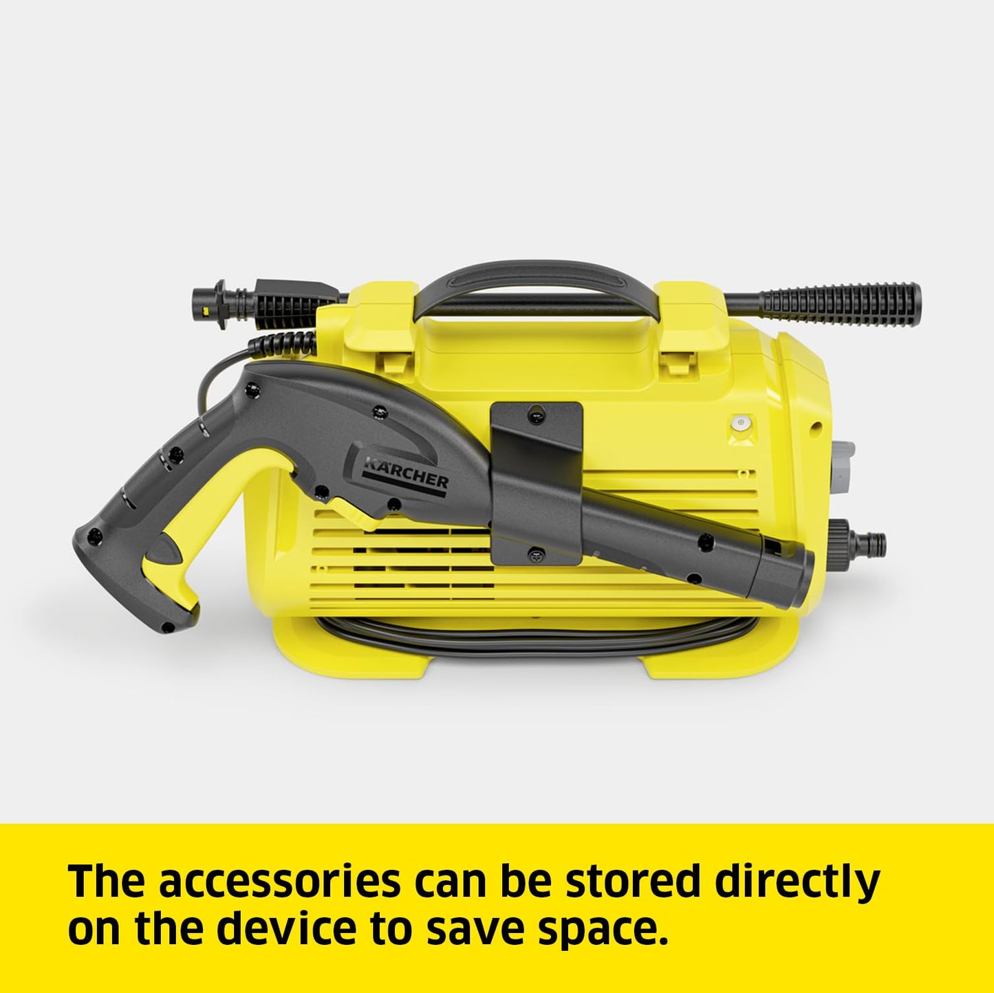 - Kärcher K 2 Horizontal Pressure Washer | High-Pressure Hose and Gun -