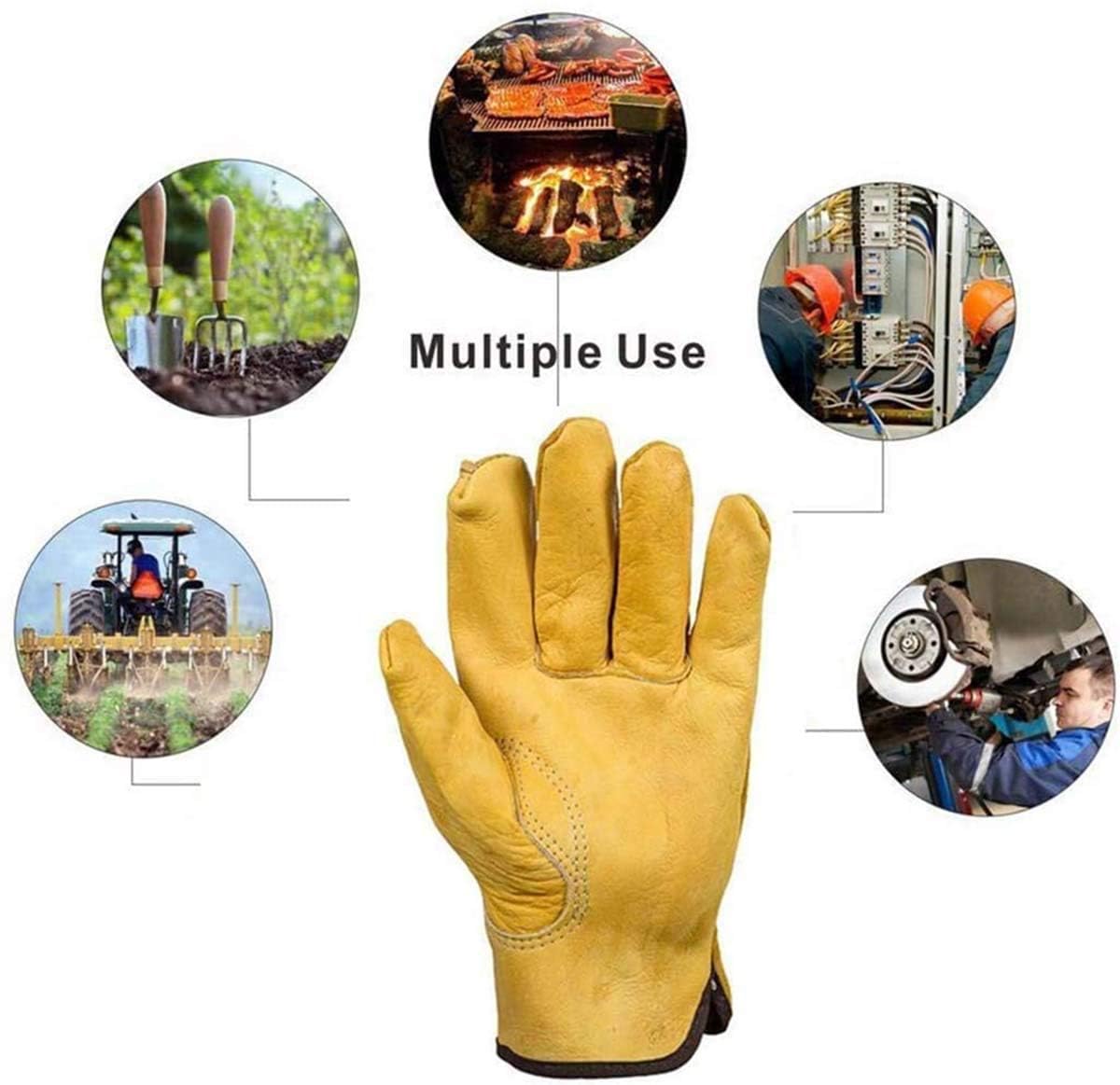 - Xndryan Heavy DutyThorn Proof Gardening Gloves, 2 Pairs.