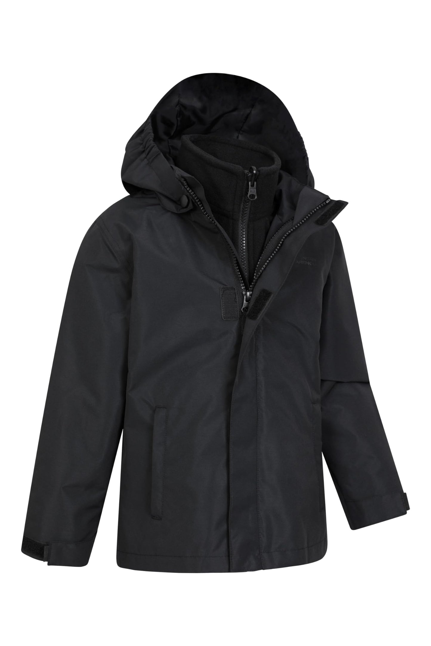 - Mountain Warehouse Fell Kids 3 in 1 Jacket | Water-Resistant Triclimate Raincoat -
