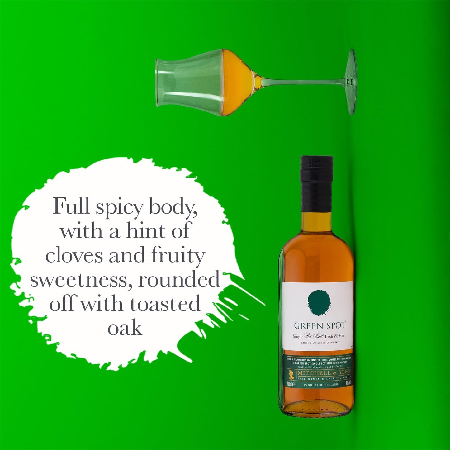 - Green Spot Single Pot Still Irish Whisky with Gift Box | 70cl -