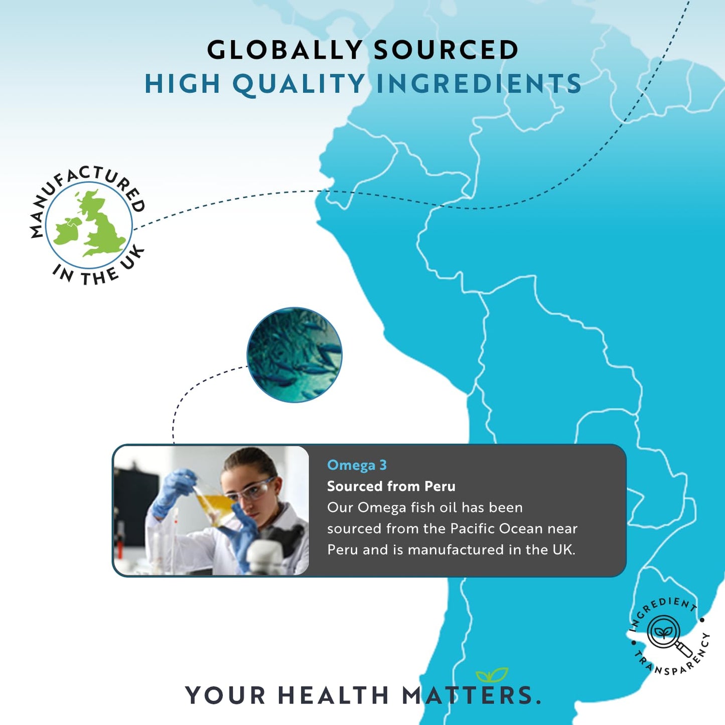 - Omega 3 - 240 Softgel Capsules of Sustainably Sourced Pure Omega 3 Fish Oil -