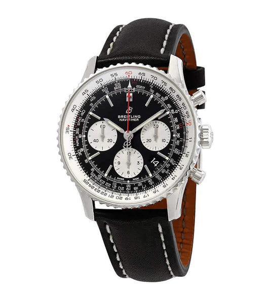 Breitling Navitimer 1 Chronograph Automatic Chronometer Black Dial Men's Watch AB0121211B1X1, Chronograph