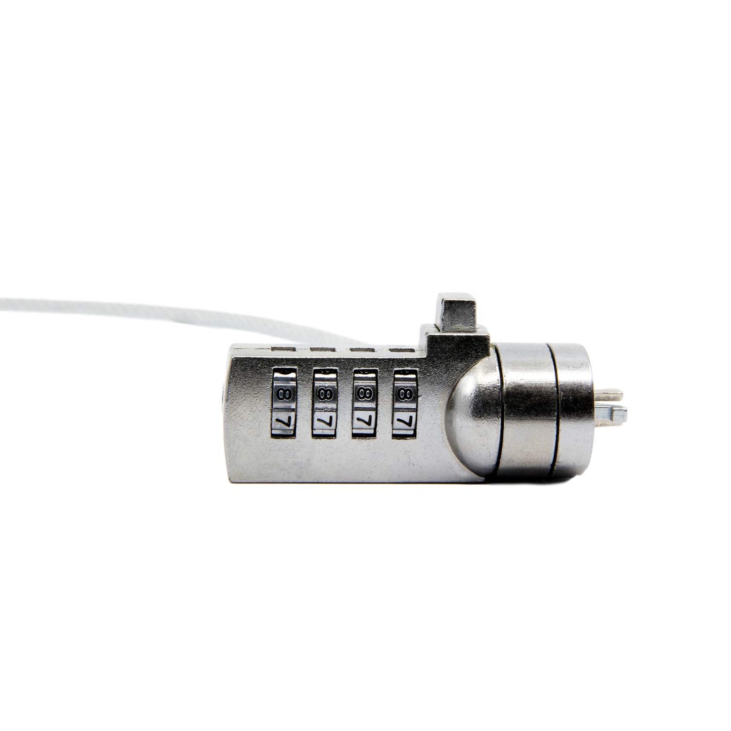 - TRIXES Combination Coded Laptop Lock | Keyless- Cut -Resistant Cable | 1m length | Security Cable Lock -