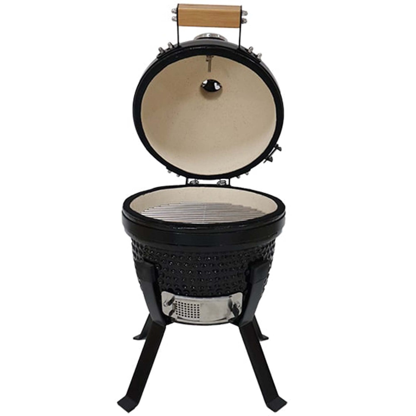 - KAMADO BONO Ceramic BBQ Grill | 13" Picnic I Mini Kamado BBQ -