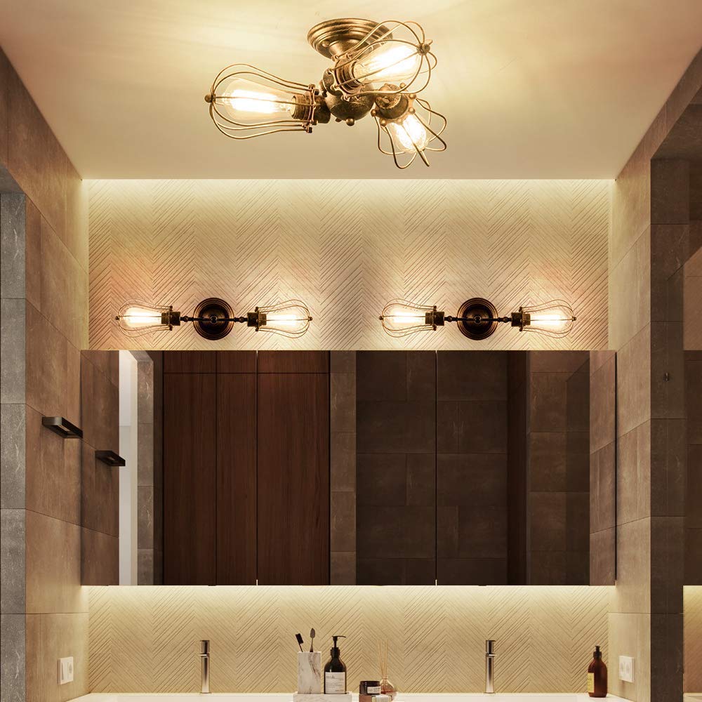 - Luling Vintage Ceiling Light | Industrial | Rustic Ceiling Light -