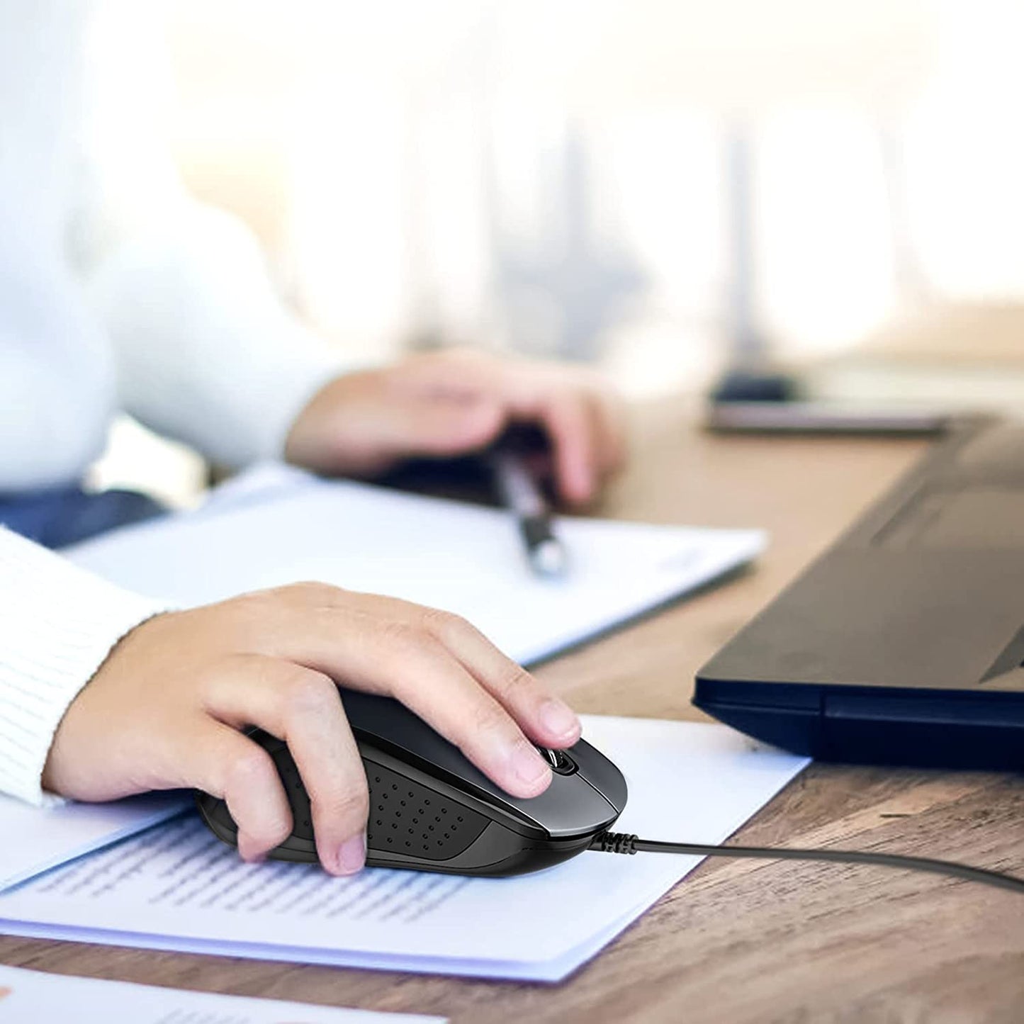 - TECKNET Wired Mouse | Mice Wired Optical USB Computer Mouse -