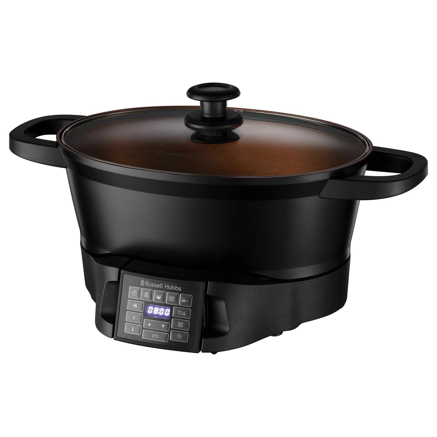 - Russell Hobbs Good-to-Go 6.5L Electric Multicooker | 8 Digital Functions -