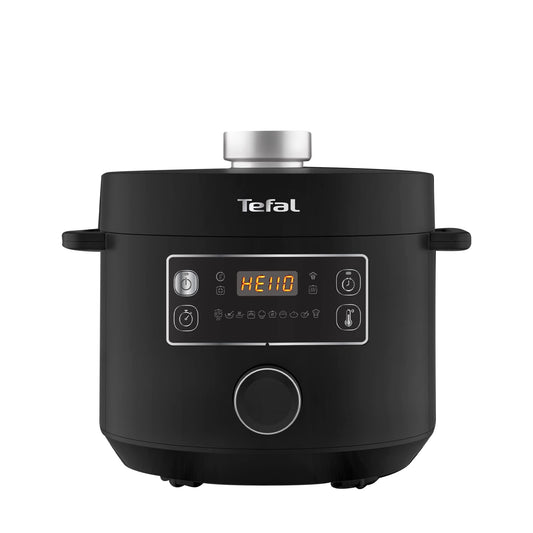 - Tefal | Turbo Cuisine Electric Pressure Cooker | 10 Programmes inc. stew, steam, bake | slow cooker | Rice cooker | 4.8L | 1000 W -