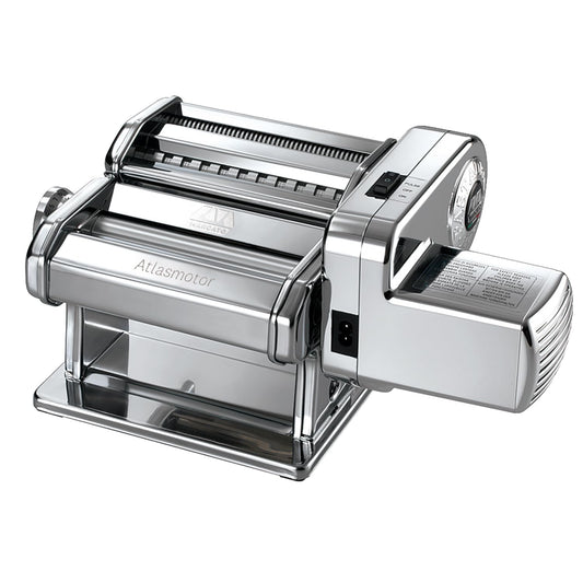 - Marcato Electric Pasta Machine Atlas 150 + Motor | Electric Pasta Roller -