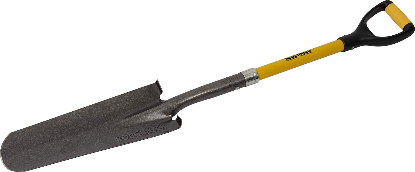- Roughneck | Drainage & Post Hole Shovel | 1070mm/42 inch | Black -