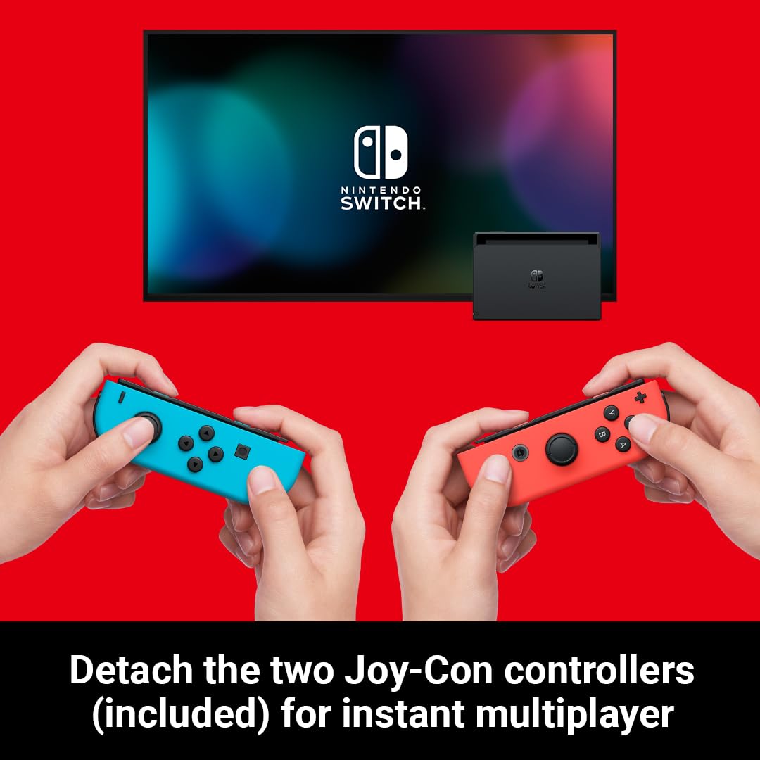 - Nintendo Switch | (Neon Red/Neon blue) -