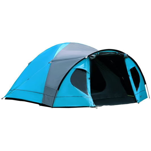 - Portal 3-4 Man Tent with Porch | Camping Tent for 3 to 4 Persons | Sewn-in Groundsheet -