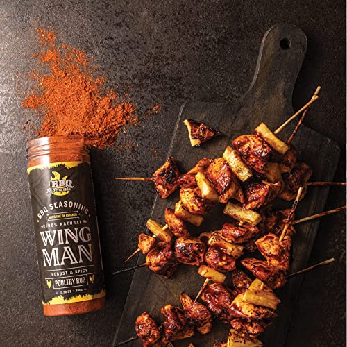 BBQ Moments Poultry Seasoning Barbecue Dry Poultry Rub For Chicken, Turkey, Wings, Meat Marinade BBQ Seasonings And Spices For Grilling, 300g (10.58 Oz)