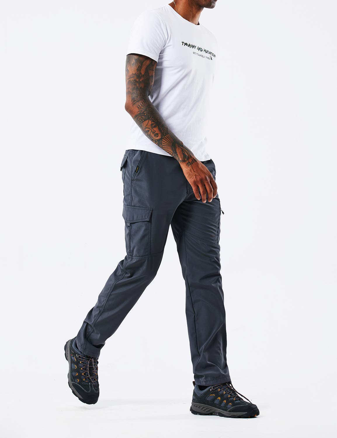 - Men's Outdoor Hiking Trousers | Quick Dry | Lightweight | Thick Fleece -