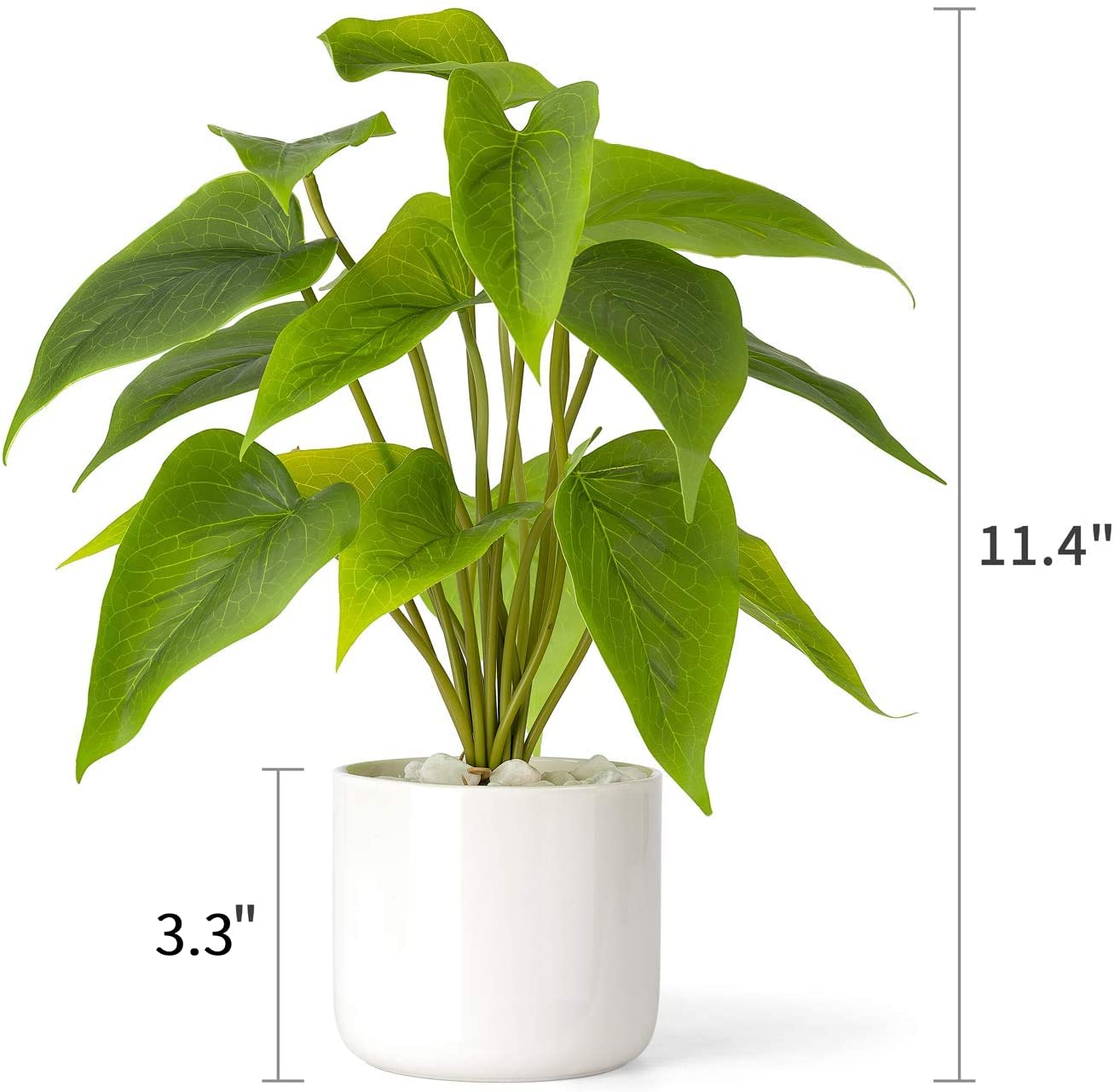 - Mkono Fake Plants in Ceramic Pot | Potted Artificial Plants for Home Decor -