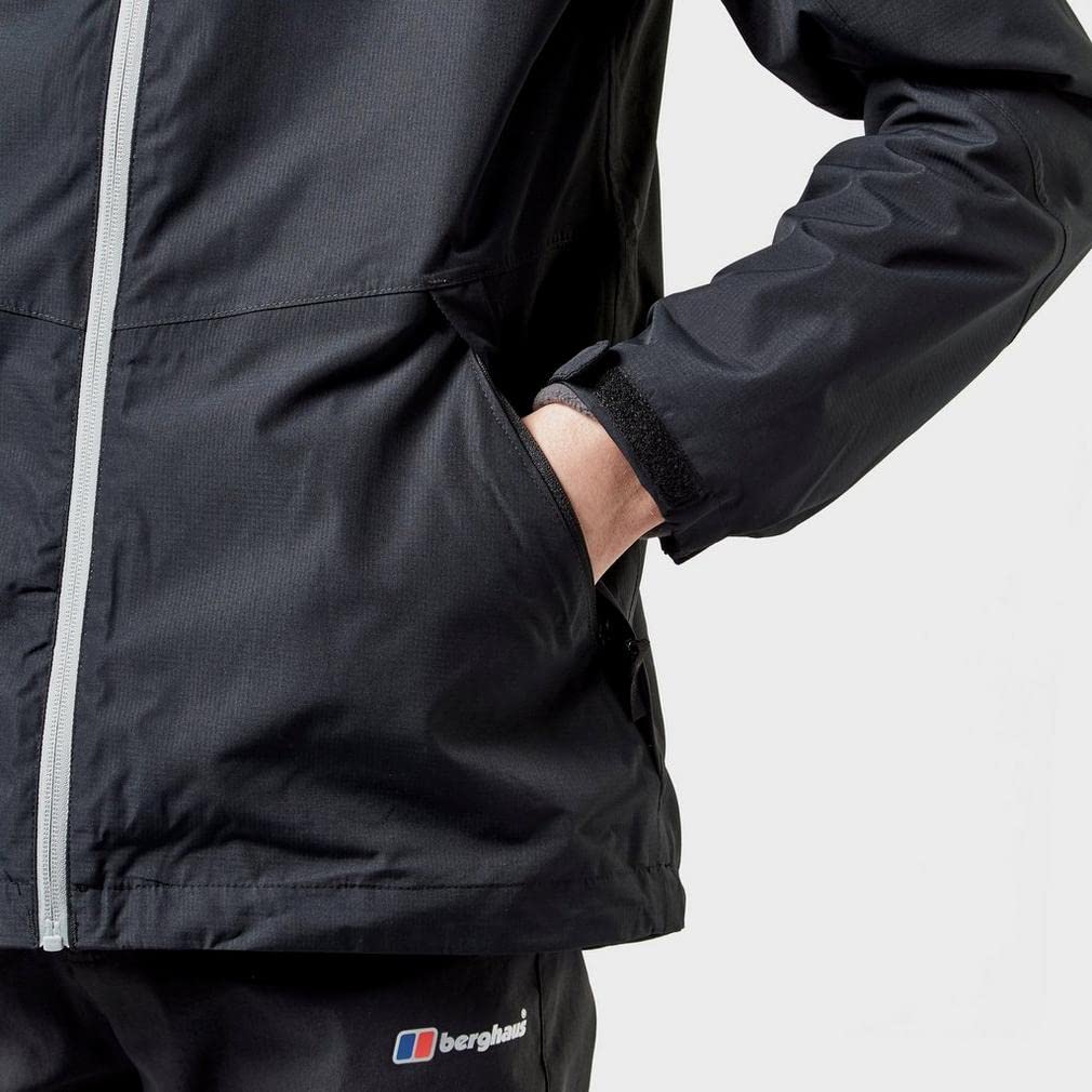 Berghaus Kids' Stokesley 3 in 1 Jacket with AQ2™ Waterproof Fabric and Lightweight Micro-fleece Inner, Kids' Hiking & Outdoor Recreation Clothing (11-12 Years, Black)