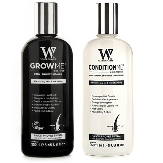 - Hair Growth Shampoo & Conditioner by Watermans | UK Biotin | Argan Oil -