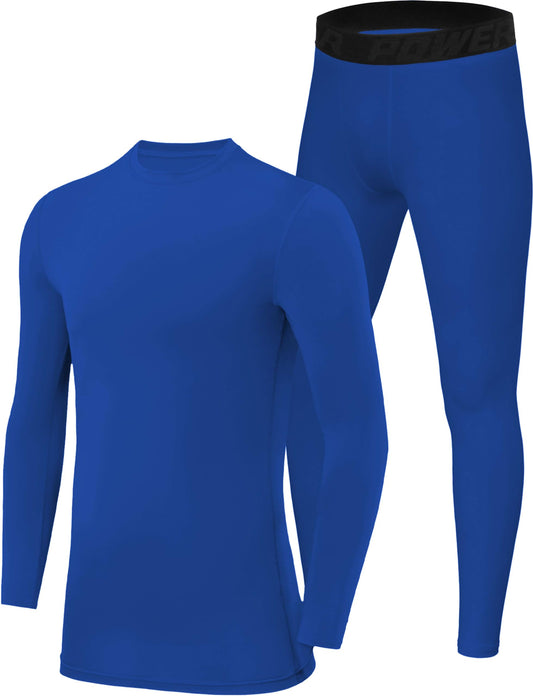 - PowerLayer Skins for Boys | Kids Base Layer Thermal Long Sleeve Top -
