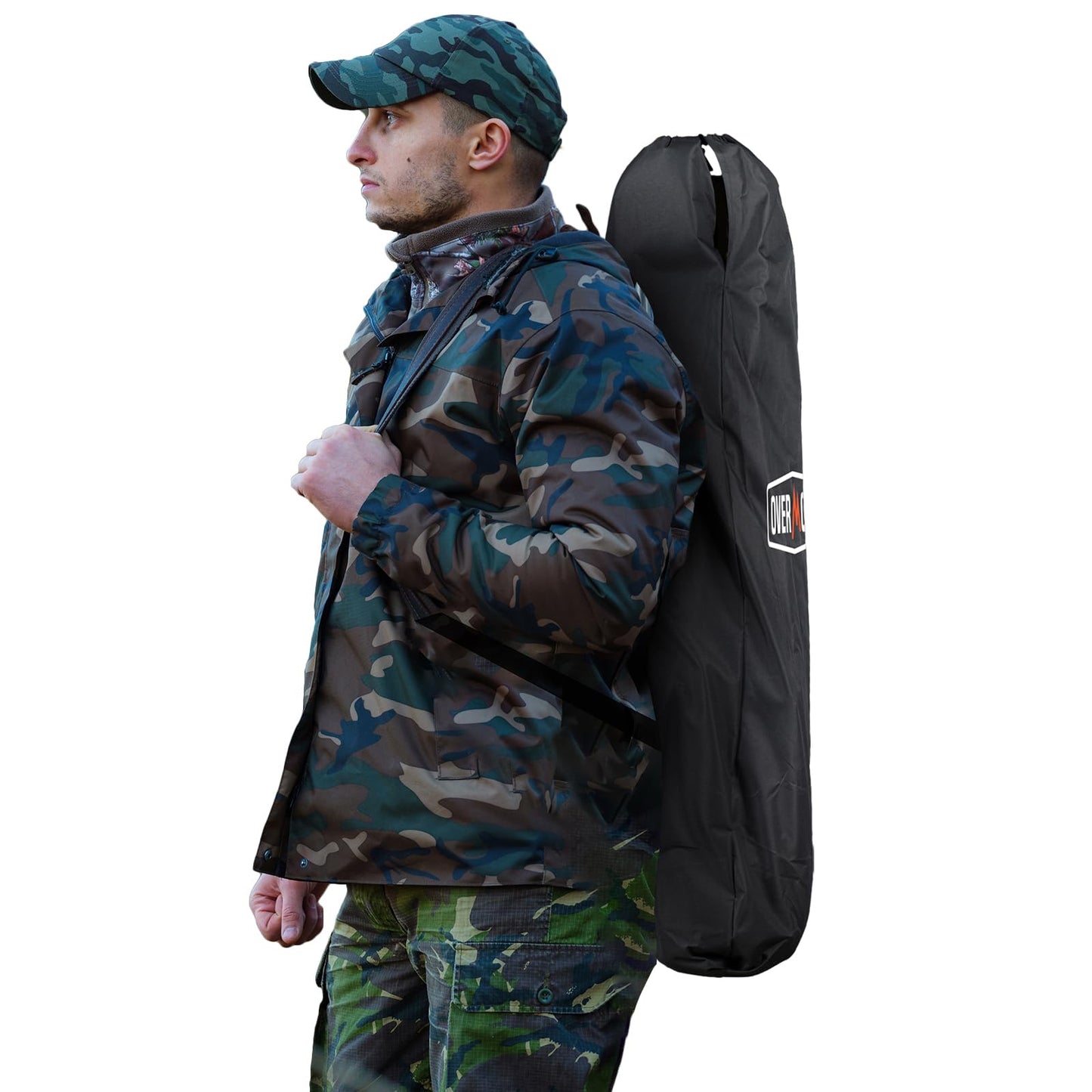 - OVERMONT Oversized Camping Folding Chair | Side Pocket & Carry Bag -