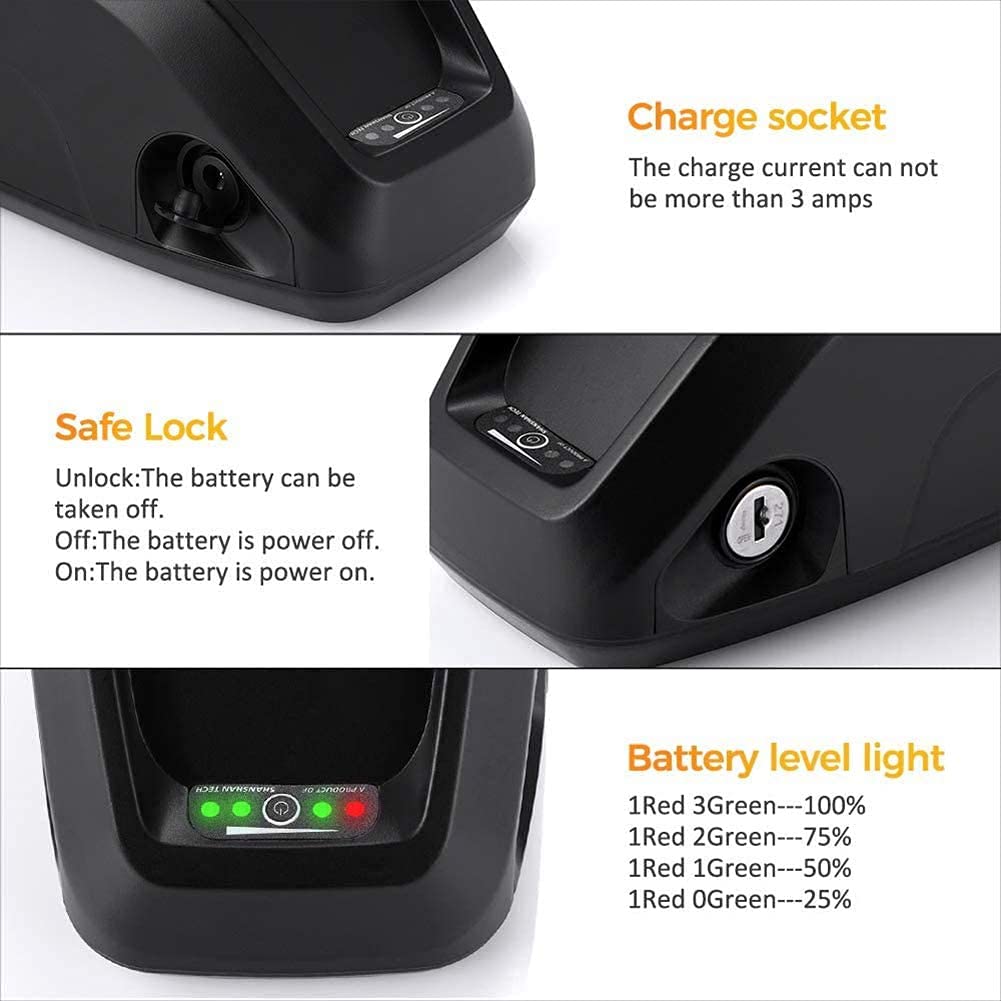 - Hyuhome Electric Bikes | Magnesium Alloy Ebikes Bicycles | All Terrain | 26" 36V 13Ah Removable Lithium-Ion Battery -