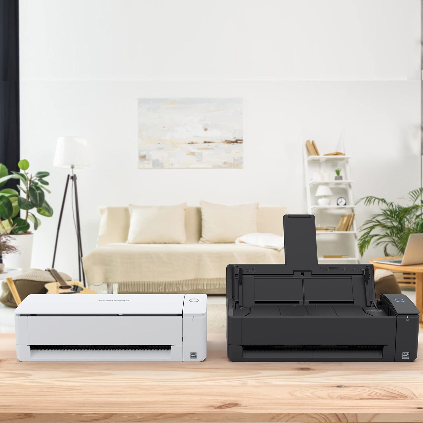 - ScanSnap iX1300 Automatic Document Scanner | White |Business Card to A4 -